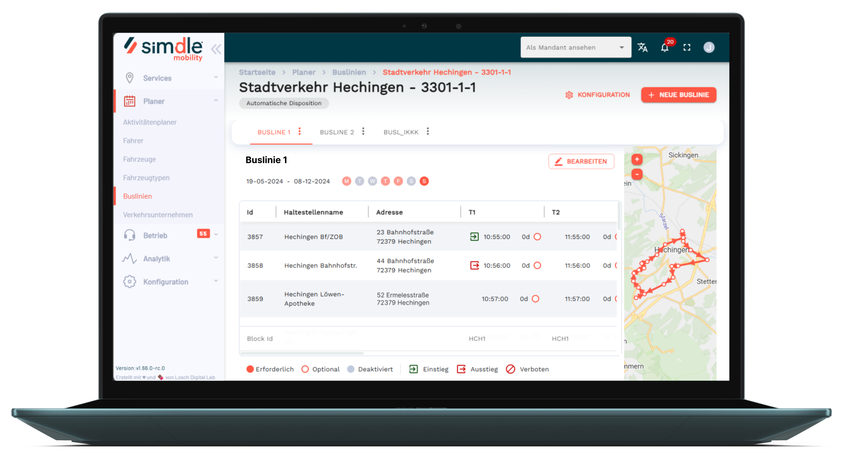 Was ist linienbasierter Bedarfsverkehr?