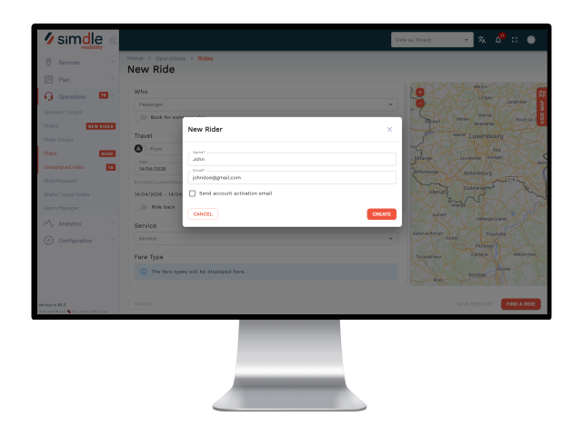 The Optimised Booking Flow for DRT Operations 